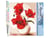 Peinture par Numéro Figured'Art - Jolis Coquelicots - Kit de Loisir Créatif DIY Numéro d'Art Complet - 40x50cm sans châssis en bois