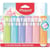 6 surligneurs - Couleurs pastel - Pointe biseautée - Vert, bleu, turquoise, violet, rose, orange - Maped