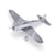 MetalEarth Aviation: MITSUBISHI ZERO 12.5x10x2cm, maquette 3D en métal avec 1 feuille, sur carte 12x17cm, 14+