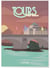 Affiche ville Tours : Pont Wilson | A3 : 29,7x42cm