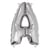 Ballon Lettre A, 40cm, 1pce. , argent