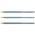 Crayon graphite FABER-CASTELL - GRIP 2001 - Triangulaire - Dureté 2H - Lot de 3