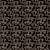 Tissu Viscose Twill Chains Marron sur fond Noir