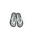 Ecussons Thermocollant Tongs Paillettés 4 x 3 cm - Mediac 06 argent