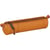 Trousse scolaire - Ronde - Marron - Imitation cuir - 20 x 4,5 cm - Brunnen