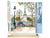 Peinture par Numéro Figured'Art - Aquarelle Jardin de Paris - Kit de Loisir Créatif DIY Numéro d'Art Complet - 40x50cm toile roulée + châssis en bois à monter