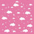 Pochoir plastique souple réutilisable 30 x 30 cm Fabrika Decoru NUAGE ETOILE 215