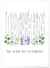 Affiche Motivation No Rain No Flowers | A3 : 29,7x42cm