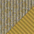 Tissu Matelassé réversible Léna fleurs vintage et pois Moutarde