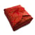 Carédeau Papier Cadeau Réutilisable Collection Monochrome Coton Recyclé Furoshiki 100% Cot  : Sous les étoiles (TailleM) 55x55 cm en rouge bordeaux