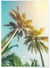 Poster Cocotier et Ciel Vintage | A3 : 29,7x42cm