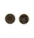 Lot de 3 boutons métal fleur or antique