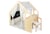 Maisonnette Thilda avec toit en tissu Kleine Flitzer 3 parties