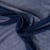 Tissu Tulle extensible d'habillement uni Bleu marine