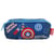Trousse rectangulaire Captain America Avengers 21 CM - 2 compartiments
