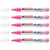 Lot de 5 marqueurs peinture acrylique pointe moyenne 2-3 mm - EDDING - Rose fluorescent
