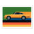Affiche 30x40 cm - Orange vintage sports car - Bo Lundberg