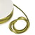 Bobine 25m Cordon carré  4 mm Jaune fluo