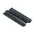 Plaque perforée 2 baguettes - antiadhérent Obsidian - 380 x 160 mm