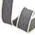 Bobine 15m galon tricot losange 33mm gris moyen