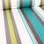 Tissu Toile enduite extérieure Dralon enduit Mentoue sur fond Bleu lagon