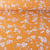 Tissu Coton imprimé Fleur d'amandier sur fond Jaune