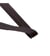Bobine 25m tresse prépliée 20mm marron foncé