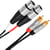 Plugger Câble bretelle XLR femelle 3b - RCA mâle 3m Touring