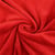 Tissu Jersey Velours tout doux Rouge
