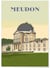 Affiche ville Meudon | A3 : 29,7x42cm