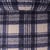 Tissu Fausse fourrure Bouclette Sacha carreaux Bleu marine sur fond Beige