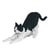 Chat Calico noir qui s'étire | JEKCA | 14 ans et +