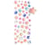 Stickers époxy étoiles pastel 0,8 à 1,5 cm 52 pièces