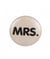 Badge broche bouton MRS. - Rico Design Blanc
