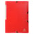 Chemise à élastiques 3 rabats PP OPAK - A4 - Rouge - x 50 - Exacompta