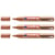 Lot de 3 marqueurs peinture permanente - EDDING - Pointe ronde 2-4 mm - Cuivre