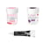 2 colorants alimentaires violet-rose poudré + Stylo glaçage noir