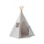 Tente Tipi avec tapis Gris Pigeon