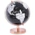 Globe Terrestre Noir et Blanc pour Salon Chambre ou Bureau s'Adapte à Tout Type de Décoration d'Intérieur Moderne et Traditionnel Beliani