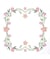Kit de nappe au point de croix - Fleurs de Marguerite - 80 x 80 cm - Trimits Blanc
