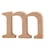 Lettre, m, H : 8 cm, ép. 2 cm, 1 pièce