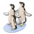 Maquette 3D en papier Famille pingouins