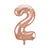 Ballon Géant Chiffre 2 Rose Gold (86 cm)