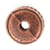 MégaCréa - Perle rondelle métal Ø 8 mm Cuivré (lot de 10)