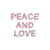Artemio - Papier Flower Power Peace et Love