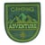 Ecusson thermocollant sport classique vert 5cm x 4,5cm