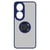 Coque pour Honor 90 Bi-matière Bague Métallique Support Vidéo Ringip Bleu