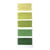 Fil en coton StitchetKnot, 5 couleurs chaque 10m en , vert feuillage