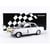 Voiture Miniature de Collection - MINICHAMPS 1/18 - BMW 1800 Tisa - Blanc et Silver