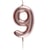 Bougie Rose Gold - Chiffre 9